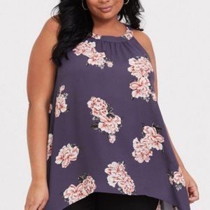 🔥 Torrid Georgette High Neck Tank
